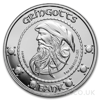 Harry Potter Pure Silver Sickle 1oz Round