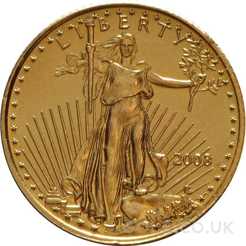 2008 1/10oz American Eagle Gold Coin