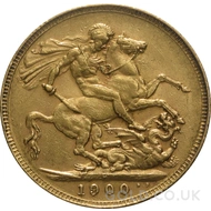 1900 Gold Sovereign Coin Victoria (P)