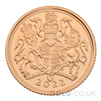 2022 Gold Half Sovereign Jubilee