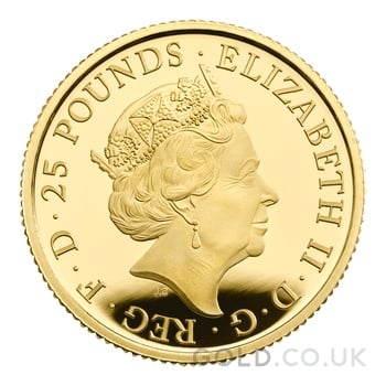 2023 Proof Royal Mint 1/4oz Year of the Rabbit Gold Coin Boxed