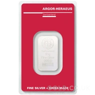 10g Argor-Heraeus Silver Bar