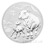 Silver Perth Mint Year of the Ox 1oz (2021)