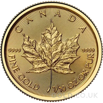 2026 1/10oz Canadian Maple Leaf Gold Coin