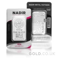 100g Nadir Silver Bar