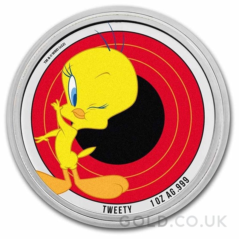 2023 Tweety Silver Coin Looney Tunes 1oz