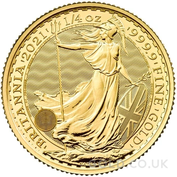 2021 1/4oz Gold Britannia Coin
