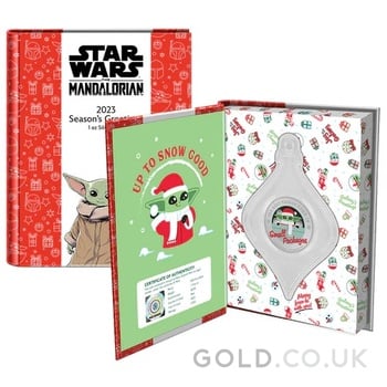 2023 1oz Star Wars Silver Coin Season’s Greetings Boxed
