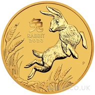 Gold Perth Mint Year of the Rabbit 1oz (2023)
