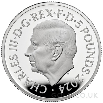 2024 Britannia 2oz Silver Proof Coin Boxed