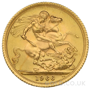 Elizabeth II Young Head Gold Sovereign Gift Boxed