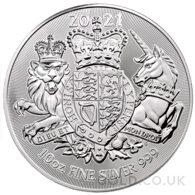 2021 Royal Arms Silver Coin 10oz