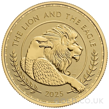 2025 The Lion and The Eagle 1oz Gold Coin