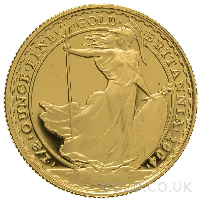 2004 Proof 1/2oz Gold Britannia Coin