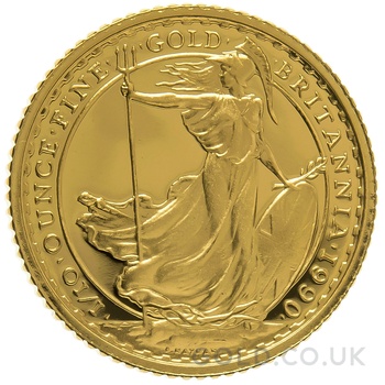 1990 Proof 1/10oz Gold Britannia Coin