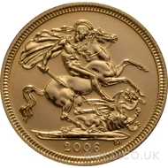 2006 Gold Half Sovereign Coin Elizabeth II
