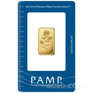 10g PAMP Rosa Gold Bar