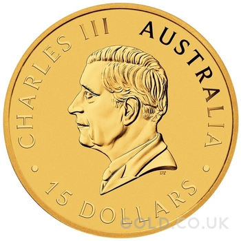 2024 1/10oz Australian Kangaroo Gold Nugget Coin