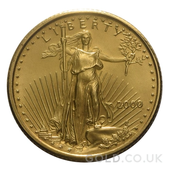 2000 1/10oz American Eagle Gold Coin