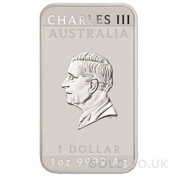 2026 Year of the Horse Perth Mint 1oz Lunar Horse Silver Rectangular Coin