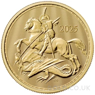 2025 St George & the Dragon 1oz Gold Coin