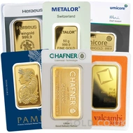 50g Gold Bar Best Value