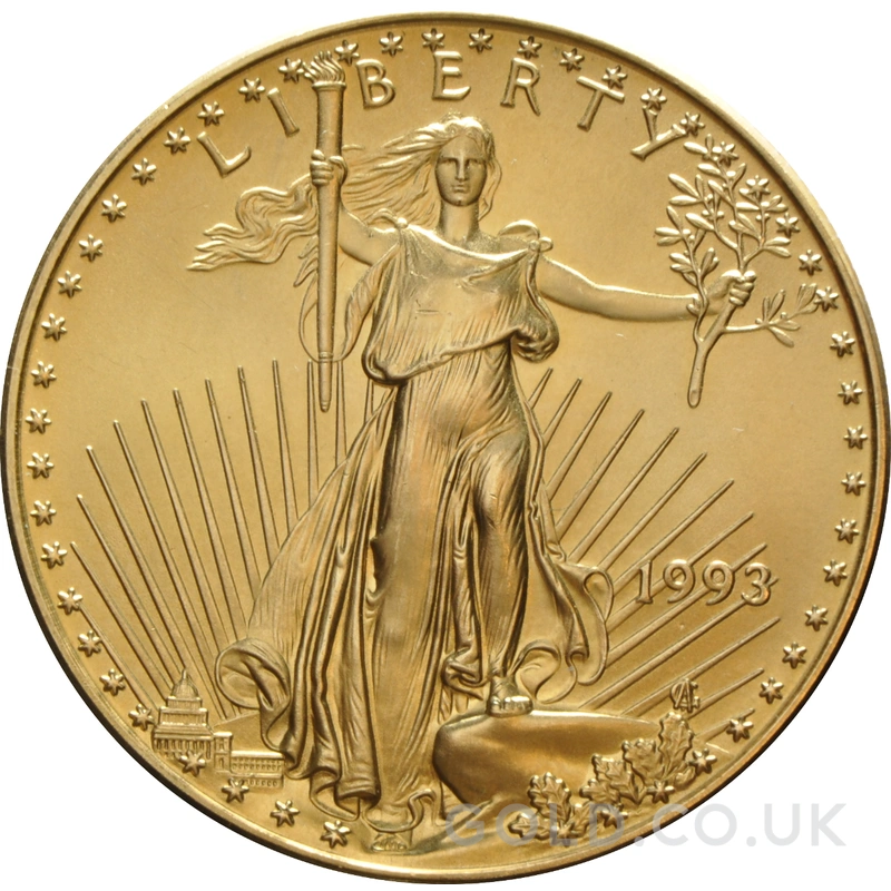 1993 American Eagle Gold Coin 1oz