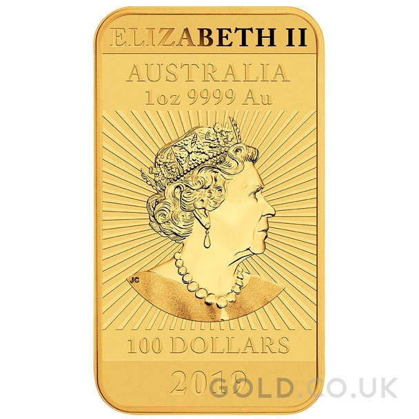 2019 1oz Dragon Rectangular Gold Bar (Coin)