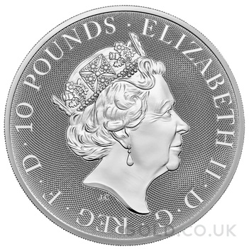 2023 Yale of Beaufort Silver Coin Tudor Beasts 10oz