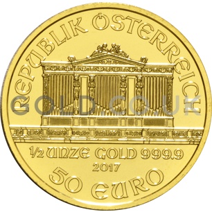 Gold Philharmonic Half Coin (2017)