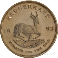 1993 Gold Krugerrand Coin 1oz