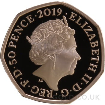 Gold Proof 2019 Fifty Pence 50p The Gruffalo Celebrating 20 Years Boxed