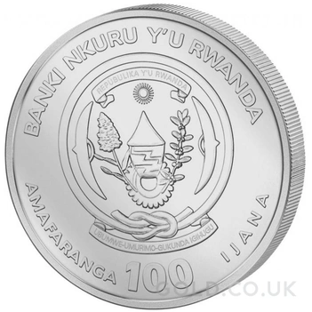 2023 African Ounce Crocodile Silver Coin 1oz