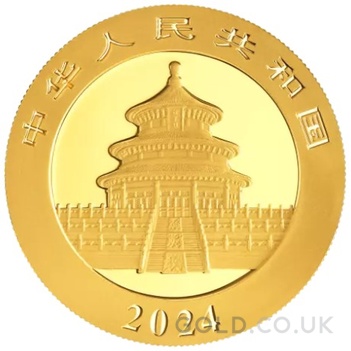 2024 3g Chinese Panda Gold Coin