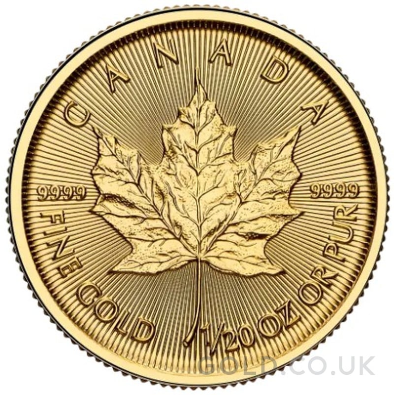 2025 1/20oz Canadian Maple Leaf Gold Coin