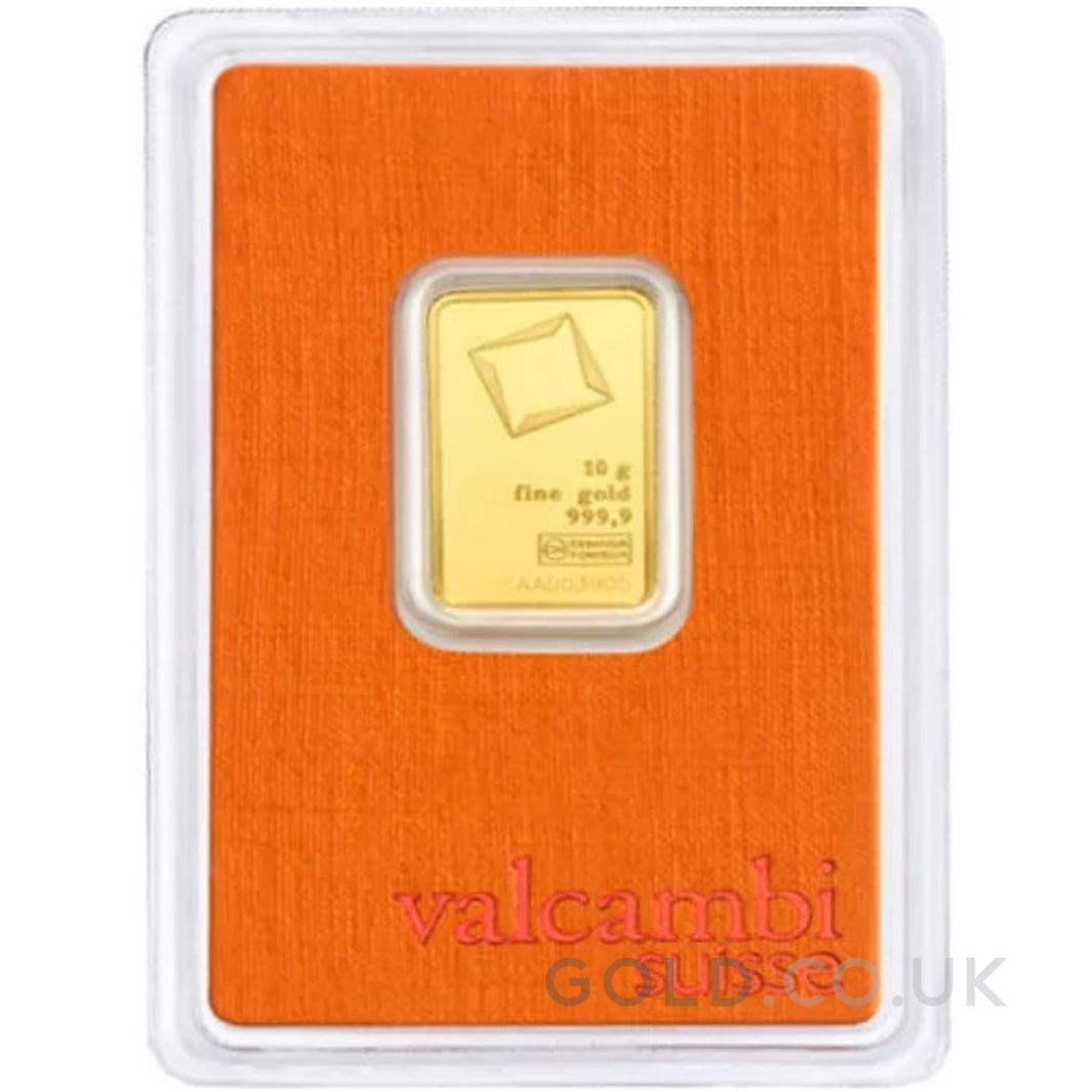 10g Gold Bar Valcambi