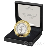 2023 JRR Tolkien Piedfort £2 Proof Silver Coin