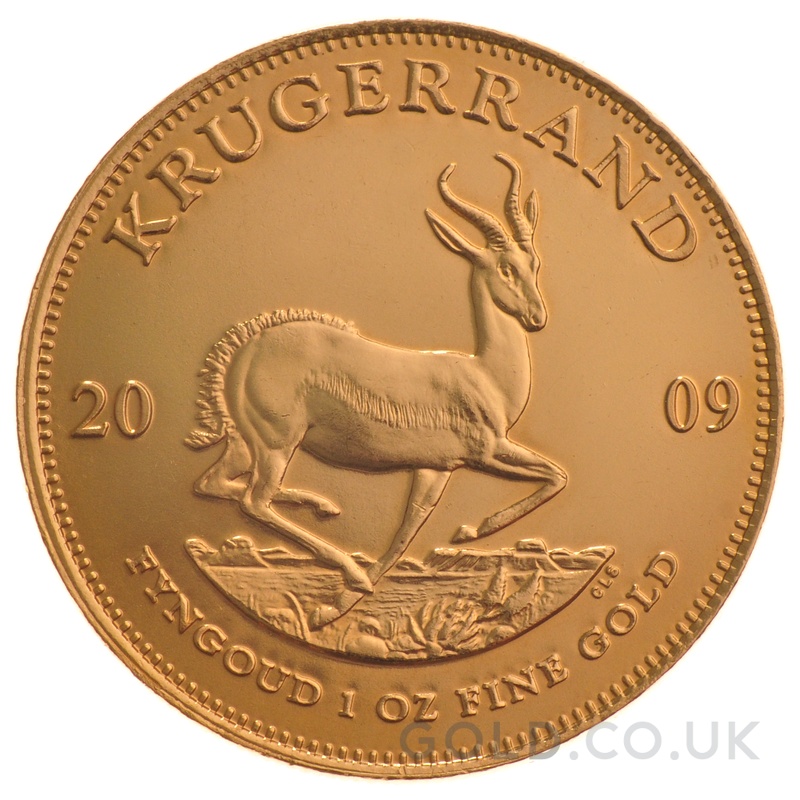 2009 Krugerrand Gold Coin 1oz
