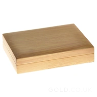 Large Oak Gift Box - 2 x 1oz Gold Coins 33mm