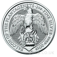 Silver Falcon of the Plantagenets 2oz (2019)