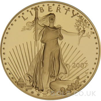 2007 Proof American Eagle Gold Coin 1oz