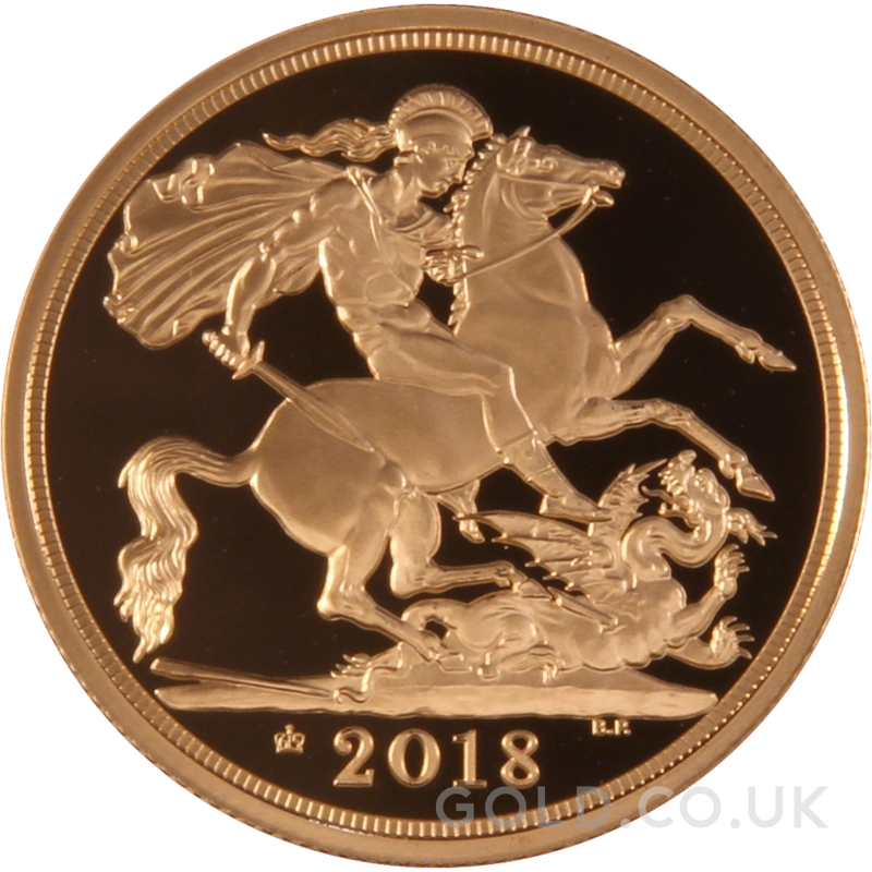 2018 Proof £2 Coin Gold Double Sovereign