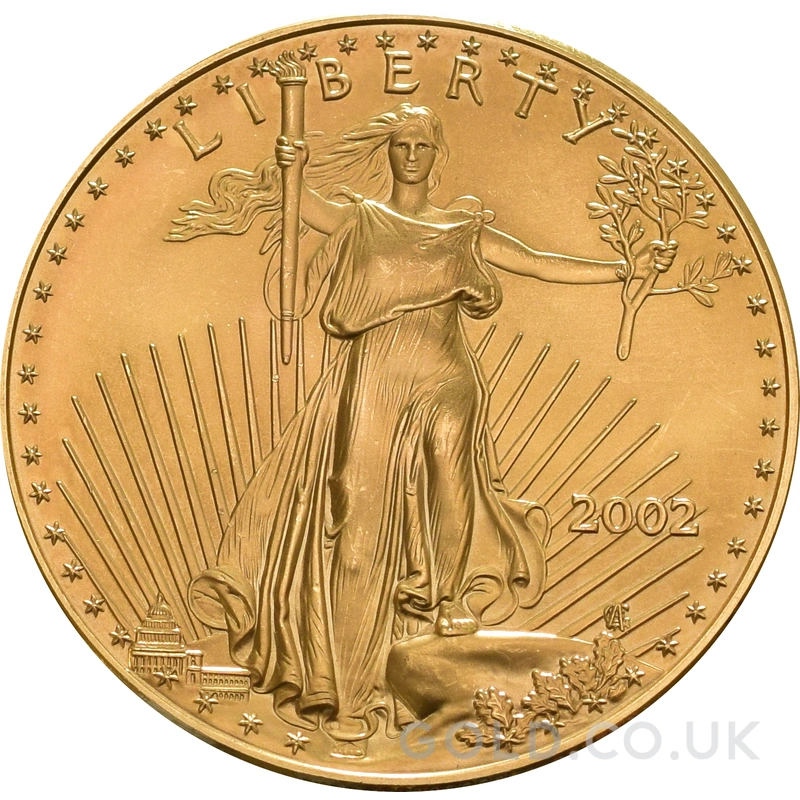 2002 American Eagle Gold Coin 1oz