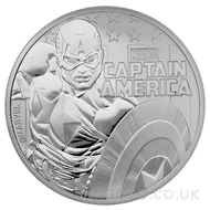 2019 1oz Silver Captain America