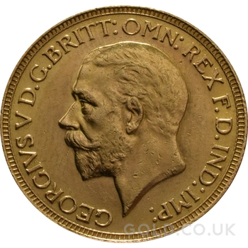 1929 Gold Sovereign Coin George V SA