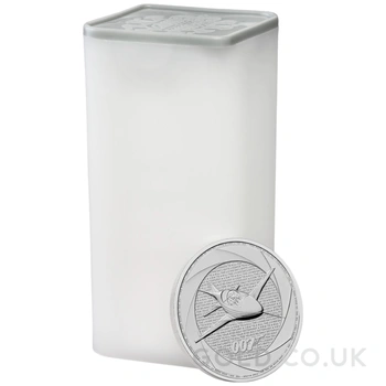 2025 Six Decades of 007, Bond of the 1980s 1oz Silver Coin