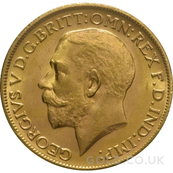 1912 Gold Sovereign Coin George V Melbourne