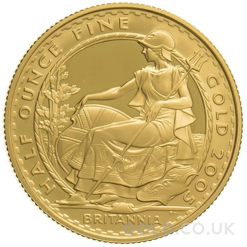 2005 Proof 1/2oz Gold Britannia Coin