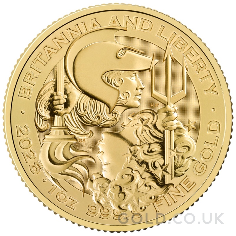 2025 1oz Britannia & Liberty Gold Coin