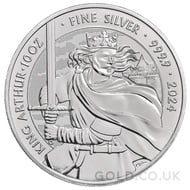 King Arthur10oz Silver Coin (2024)